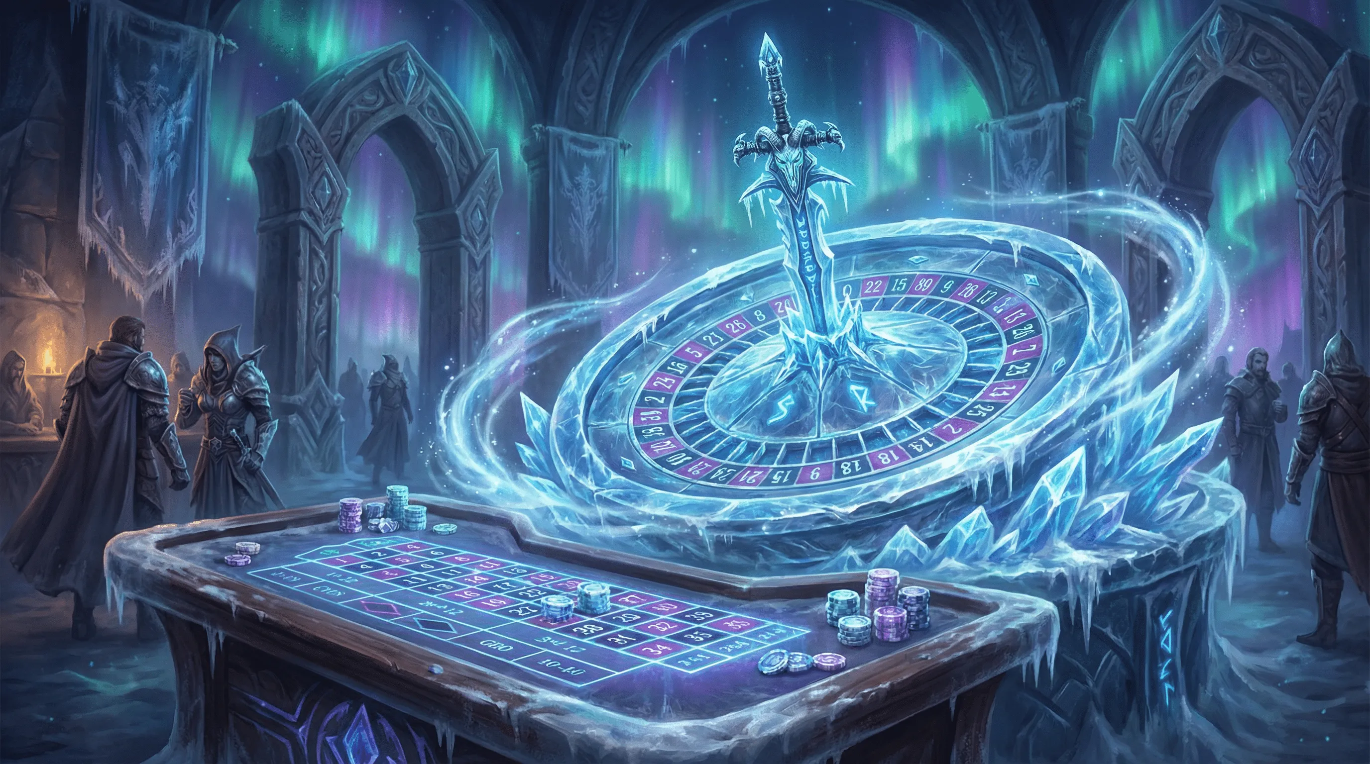 Roleta mística com efeitos de gelo no superbet entrar